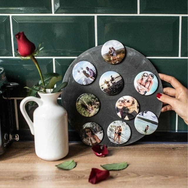 2.5" Circle Photo Magnets